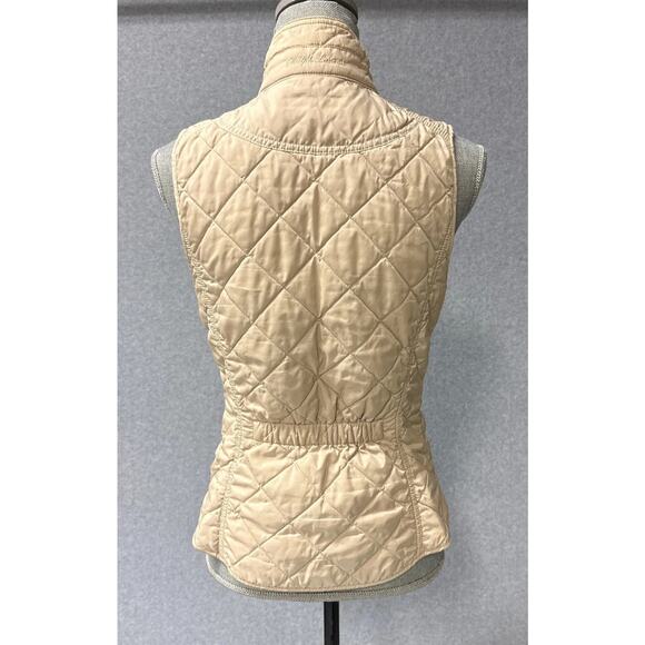 Polo Golf Ralph Lauren Beige Sleeveless Quilted Lightweight Vest Women's Small - Picture 9 of 16